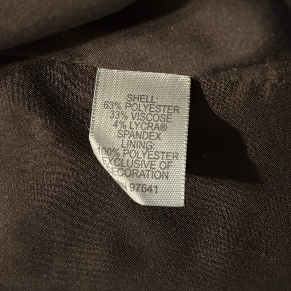 J. Jill Women’s 18 Tall Jacket Button Up Military Coat Mandarin Collar Vintage - Picture 7 of 10